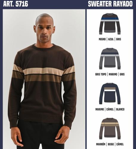 Sweater Importado Cuello Redondo - Miniatura 3