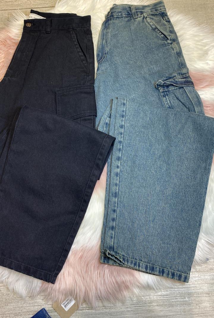 Jeans Cargo Unisex - Imagen 2
