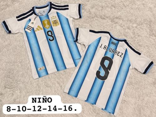 Camiseta Afa Niño Titular ,mundial 2026(escudos Termosellados ). - Miniatura 5
