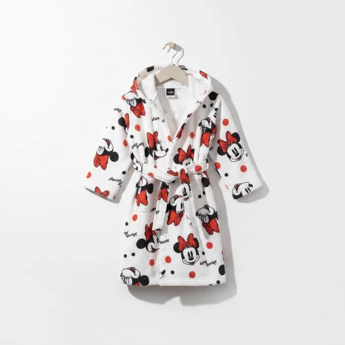 Bata de Baño Piñata Minnie | con Capucha Toalla  Infantil