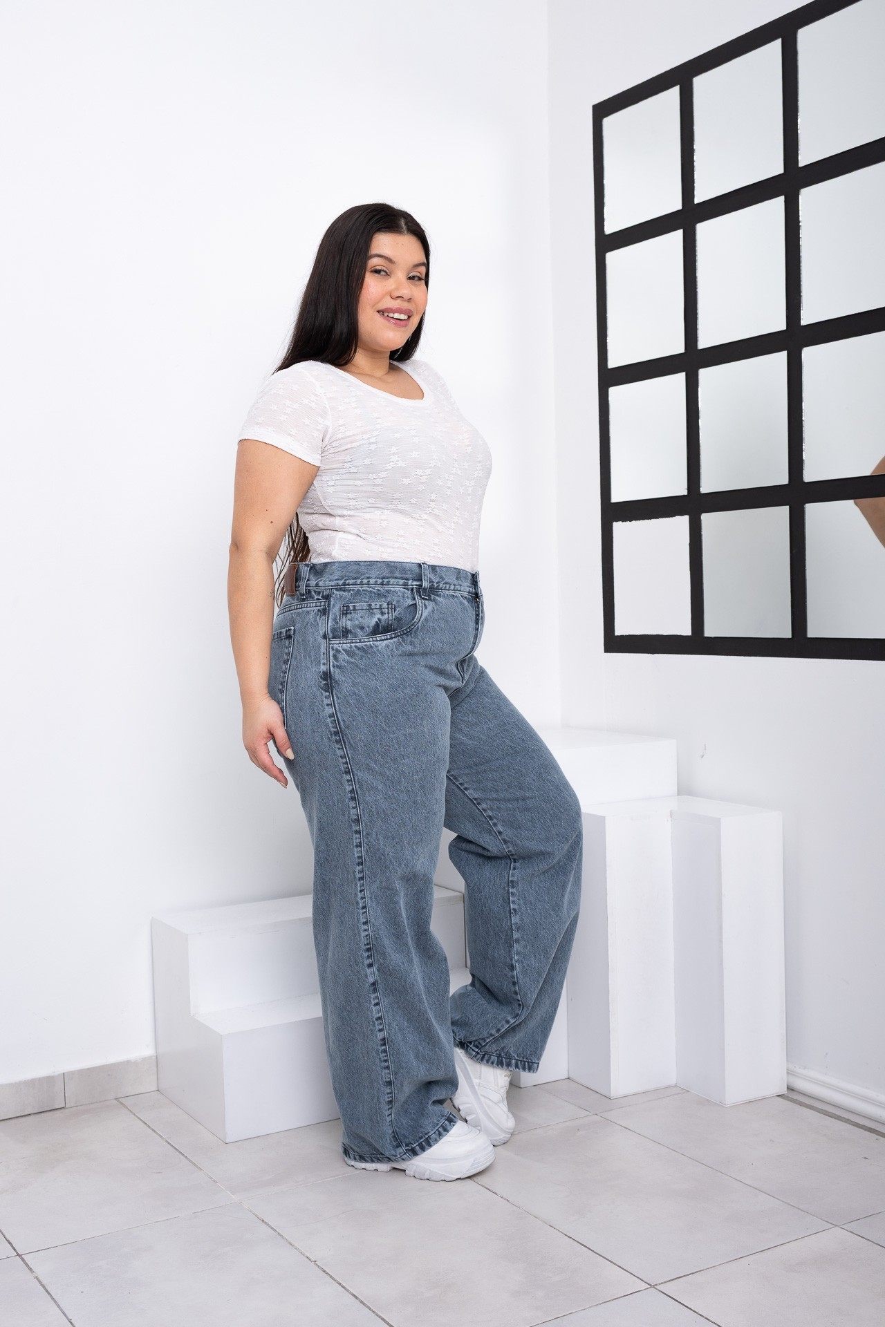 'art 506' 48 al 60 Baggy Azul Arenado "t. Grande" - Imagen 4