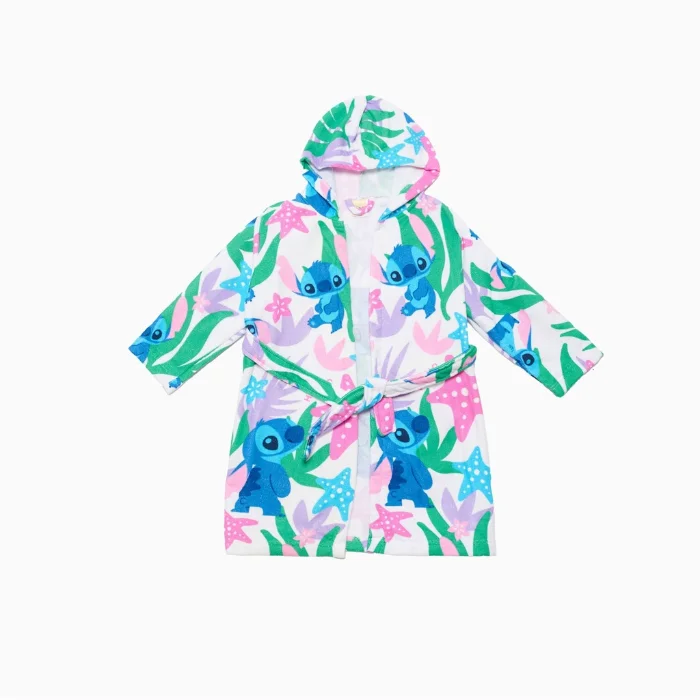 Bata de Baño  Piñata  Stich  con Capucha  Toalla Infantil