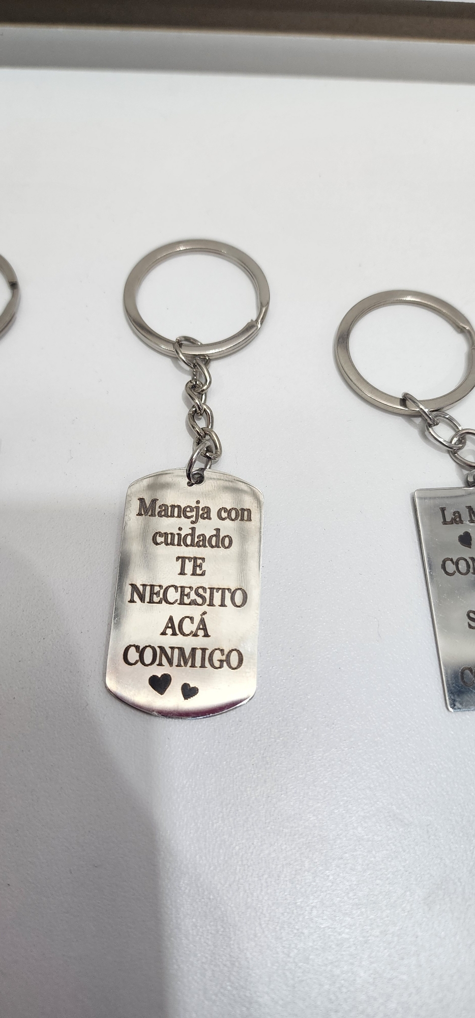 Llaveros Acero Jesus,biblia, Fútbol, Anime, Argentina. Grabados. - Imagen 3