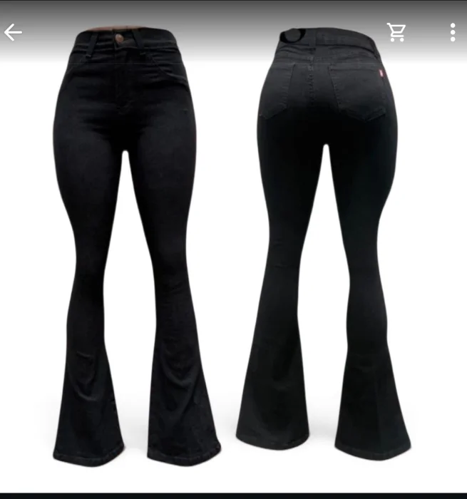 Jean Oxford Negro Elastizado