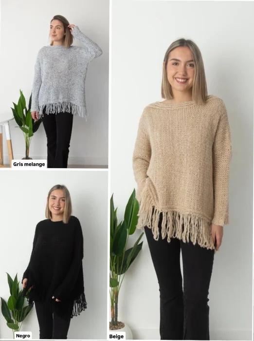 Liquidación Sweater con Flecos