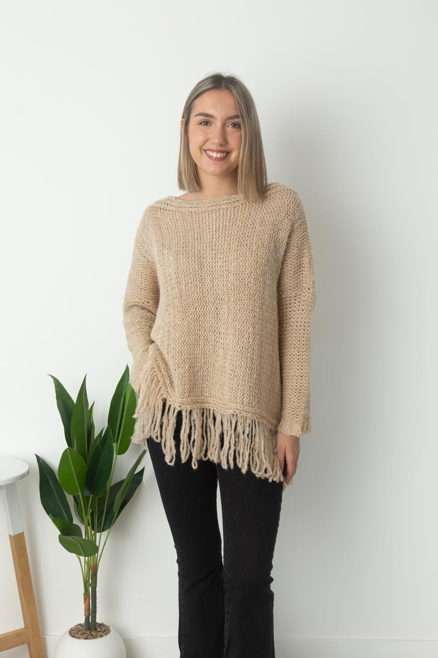 Liquidación Sweater con Flecos - Imagen 2