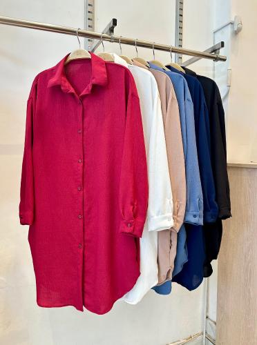 Vestido Camisero Malva