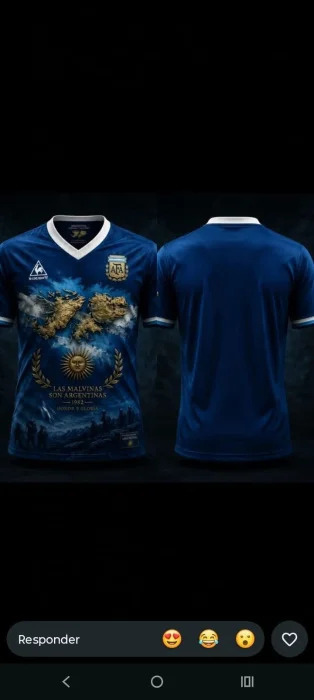 Camiseta Argentina Adulto Sublimada
