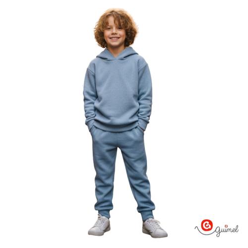 Art 3959 Buzo Niños Unisex Supersoft Rib Frisado C Capucha - Miniatura 2