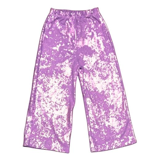 4145  Pantalon Nena Teen Wide Ancho Darlon Supersoft con Brillos Foil - Miniatura 2