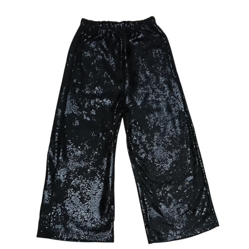4145  Pantalon Nena Teen Wide Ancho Darlon Supersoft con Brillos Foil - Miniatura 3