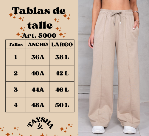 Pantalon Pallazzo Rustico