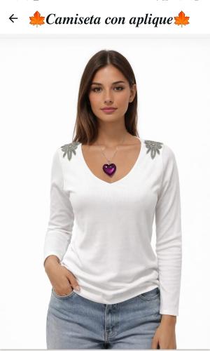 Camiseta con Apliqué   Micromorley