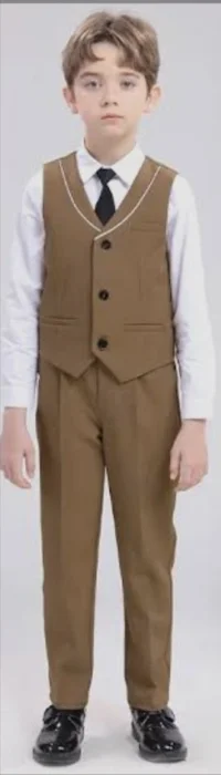Pantalón Sastrero de Niños (camel)