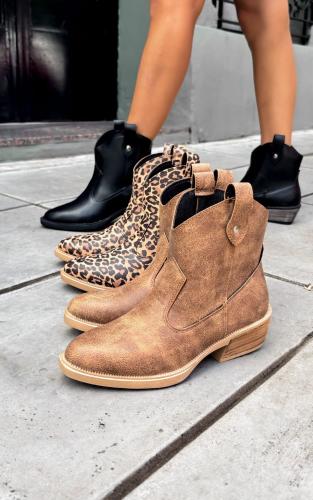 Botas Texanas Caña Corta Taco bajo Texa
