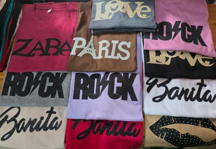 Remera Aplique Talles Especiales Algodón Semi Peinado