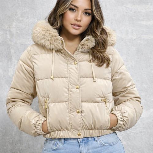 Campera Puffer Dama Semibrillosa - Miniatura 3