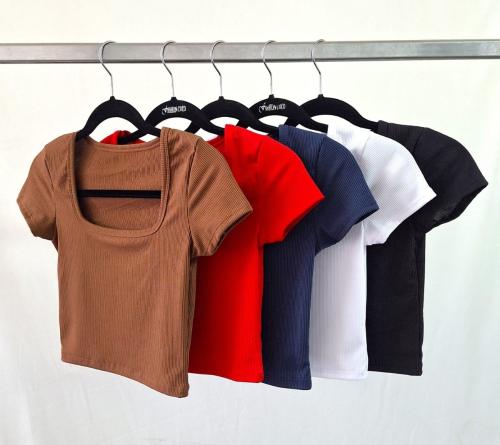 Remera Cuello Cuadrado Manga Corta Morley Soft 2026 - Miniatura 2