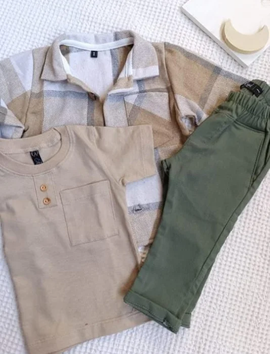 Tríos Bebé/ Pantalón Gabardina