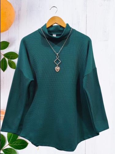 Media Polera Wafle Frizado Talles Grandes - Miniatura 2