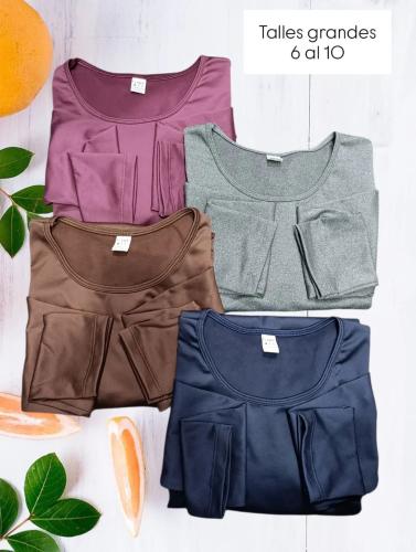 Camisetas Térmicas Frizadas Talles Grandes