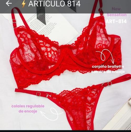 Conjunto Bralette con Aro de Encaje