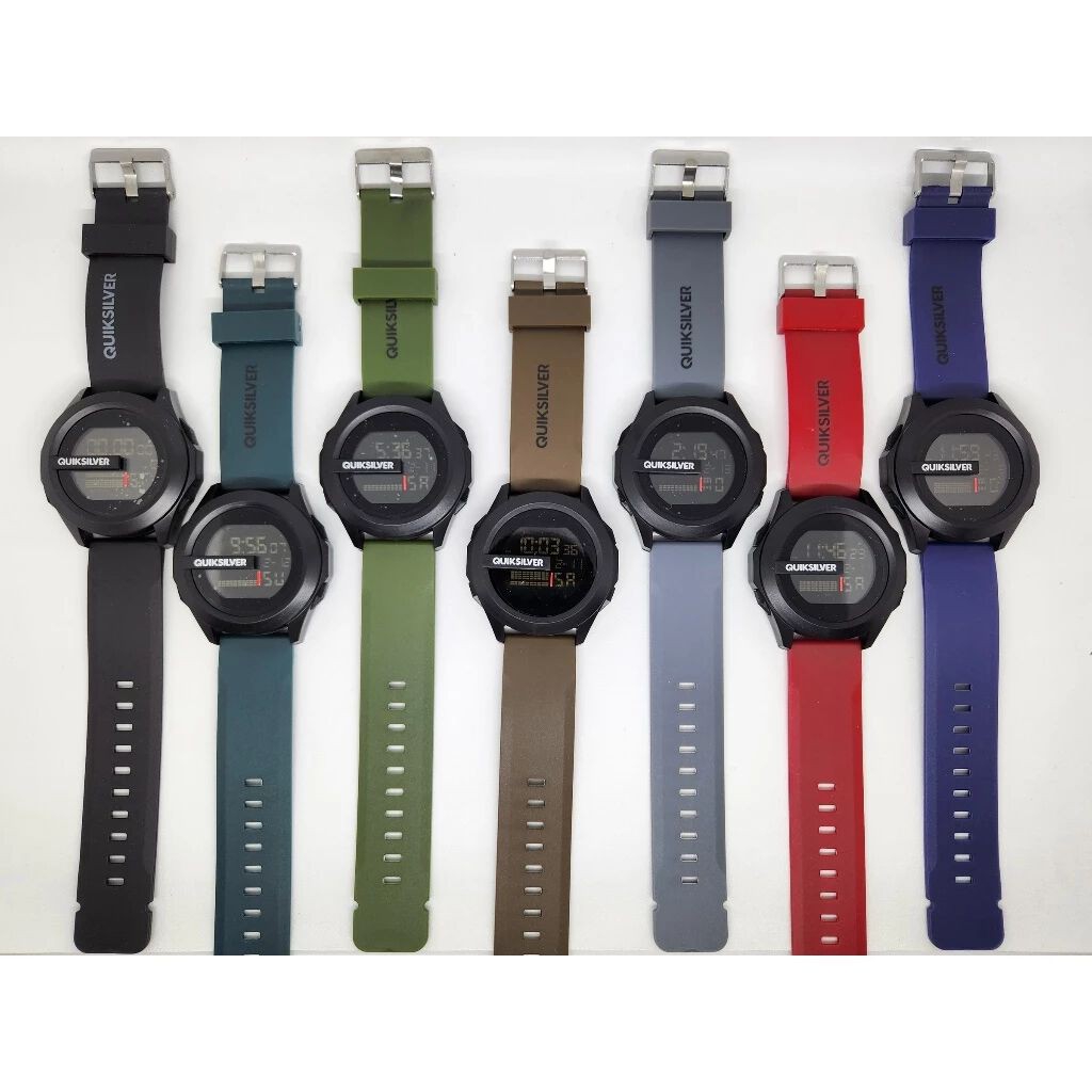 Reloj Digital de Hombre con Malla de Silicona Q-u-i-q-s - Imagen 2
