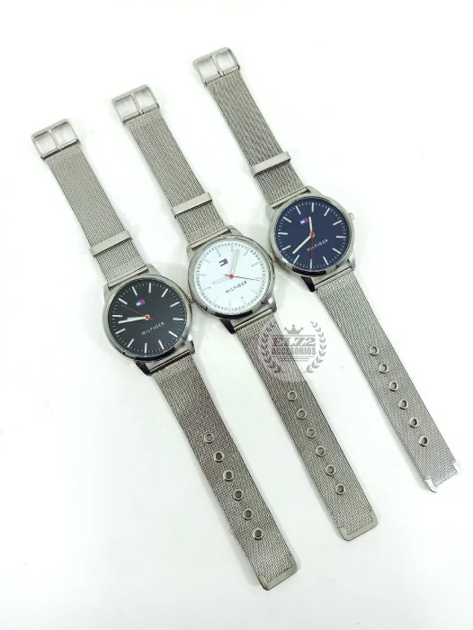 Reloj con Malla de Metal para Hombre Tom