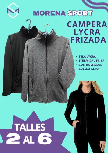 Campera Lycra con Friza