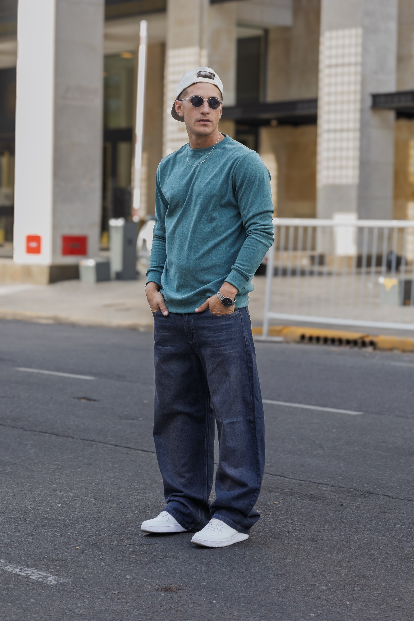 Baggy America Oxido Matizado con Bordado - Imagen 1