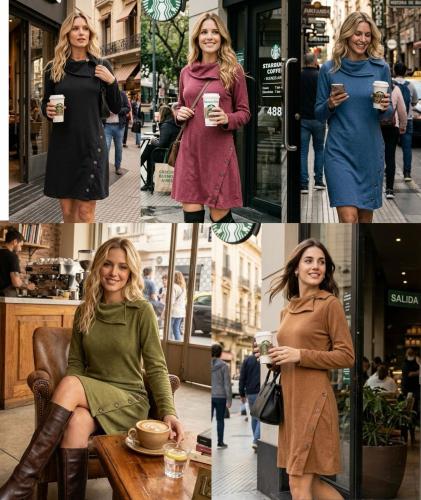Vestido Dalia de Darlon Ribb de Invierno