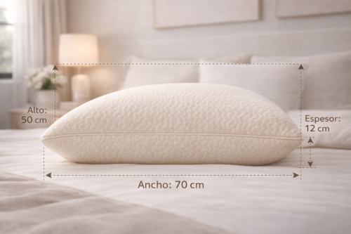 Almohada Viscoelástica Bed&co Jazmín con Funda Perfumada Ergonomica - Miniatura 2