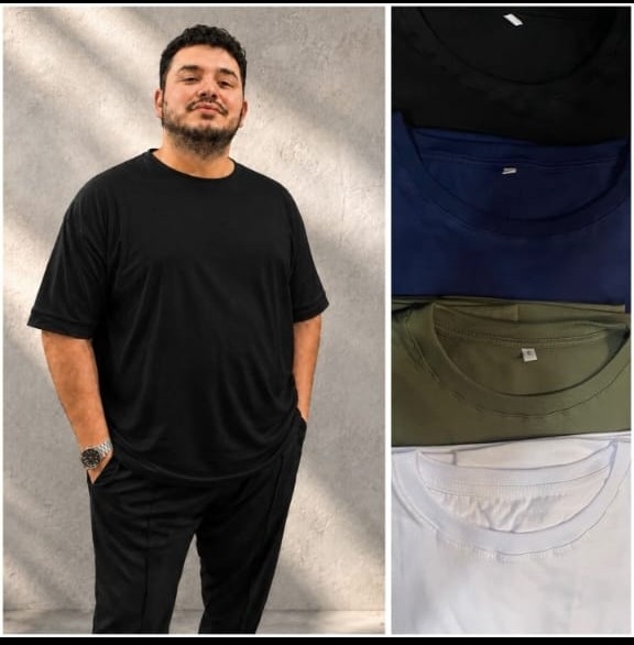 Remeras Overzise Jersey 24/1 Talles Especiales - Imagen 2