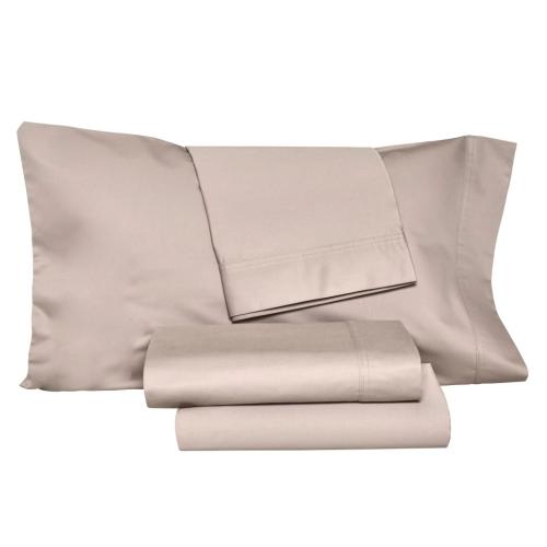 Juego de Sábanas Beige Queen Size Danubio 600 Hilos 100% Algodón Egipcio - Miniatura 4