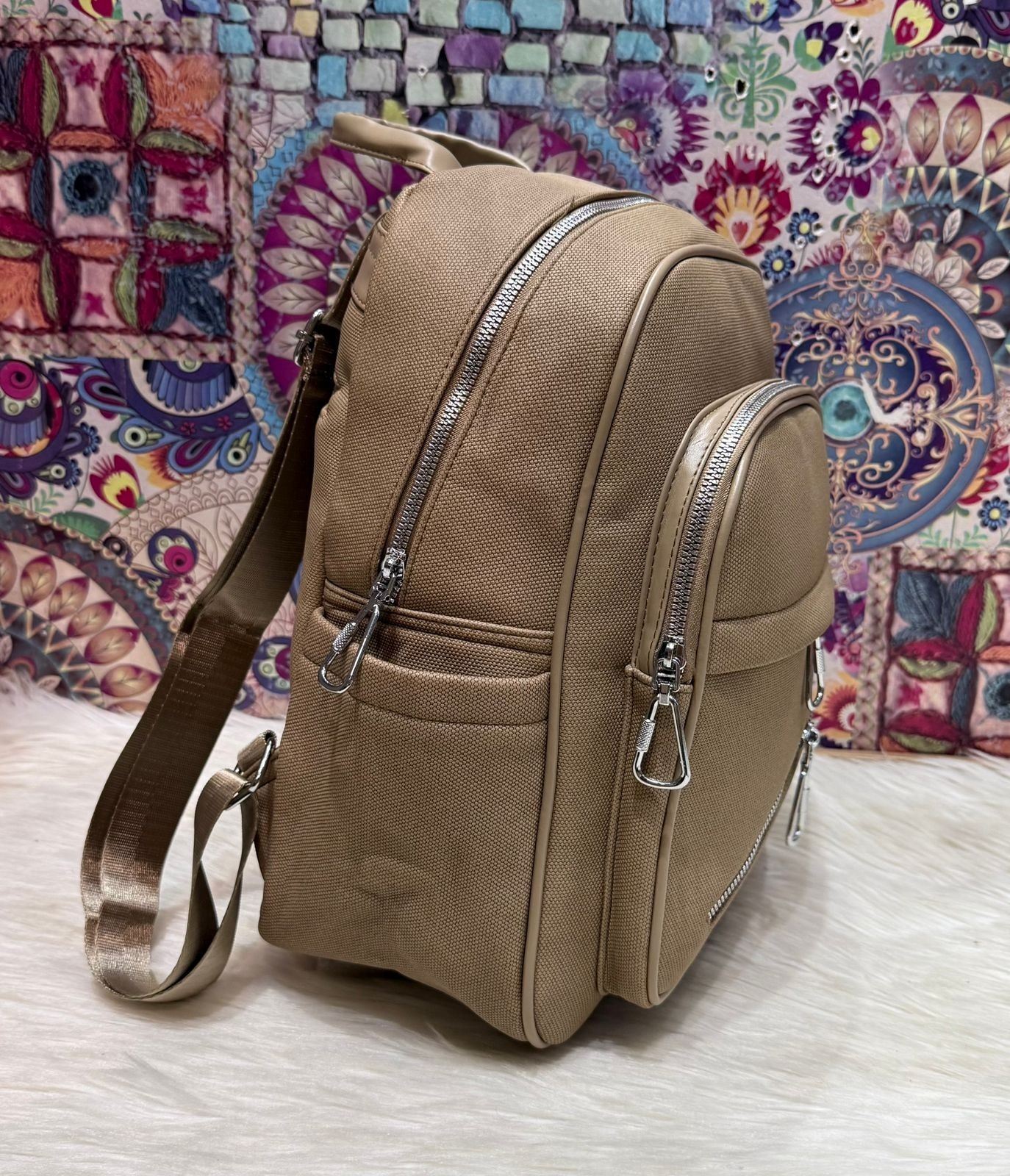 Mochila de Cuero Pu - Imagen 5