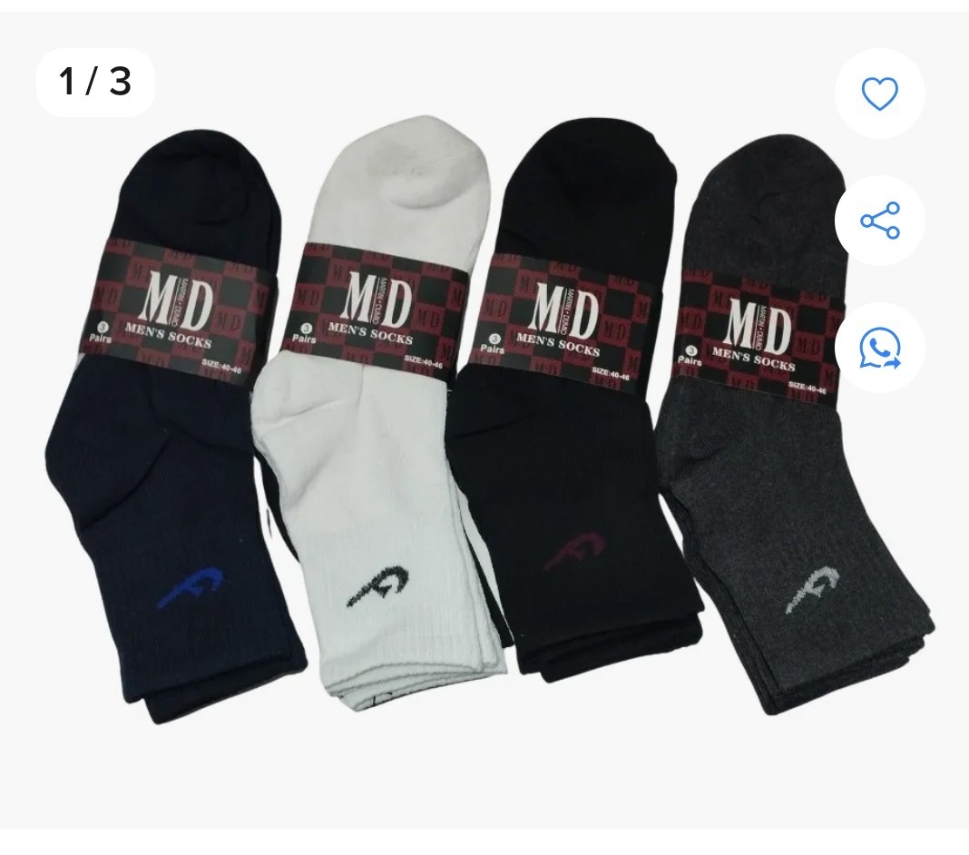 Medias de Hombre 3/4  por Docena - Imagen 2