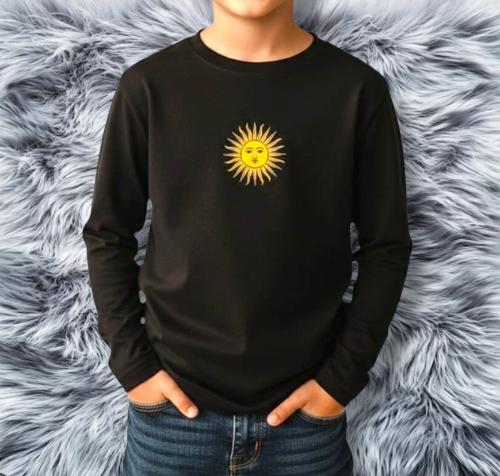 Camiseta Termica Sol Mayo Argentina Unisex Nene y Nena