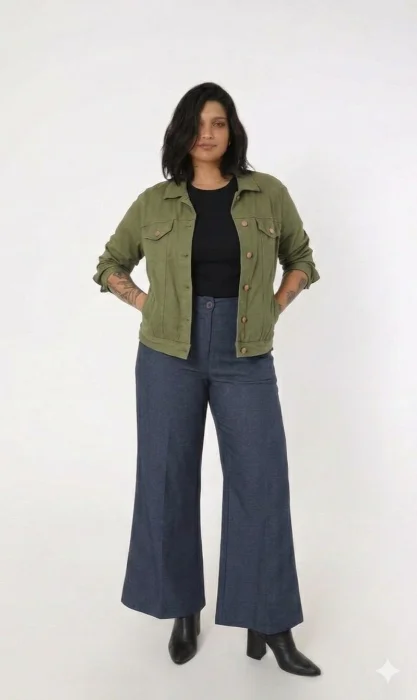 Campera de Bengalina Elastizada