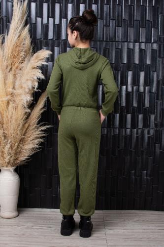 Enterito Wafle C/ Campera y  Capucha - Miniatura 2