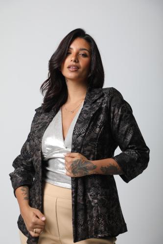 Blazer Kaliva de Croco