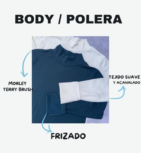 Bodys Polera Manga Larga ( Frizado por Dentro ) - Miniatura 2