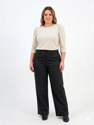 Pantalón Wide Leg de Bengalina - Miniatura 2