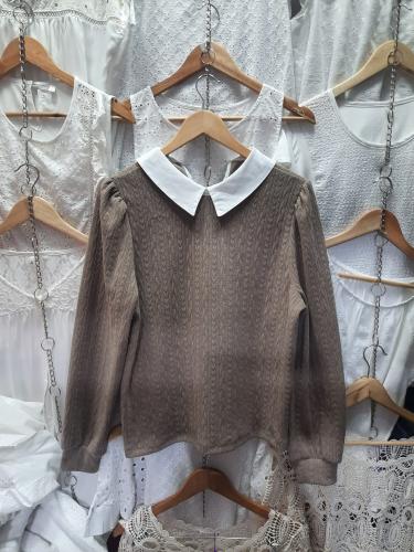 Ml Cuello Camisa Janet
