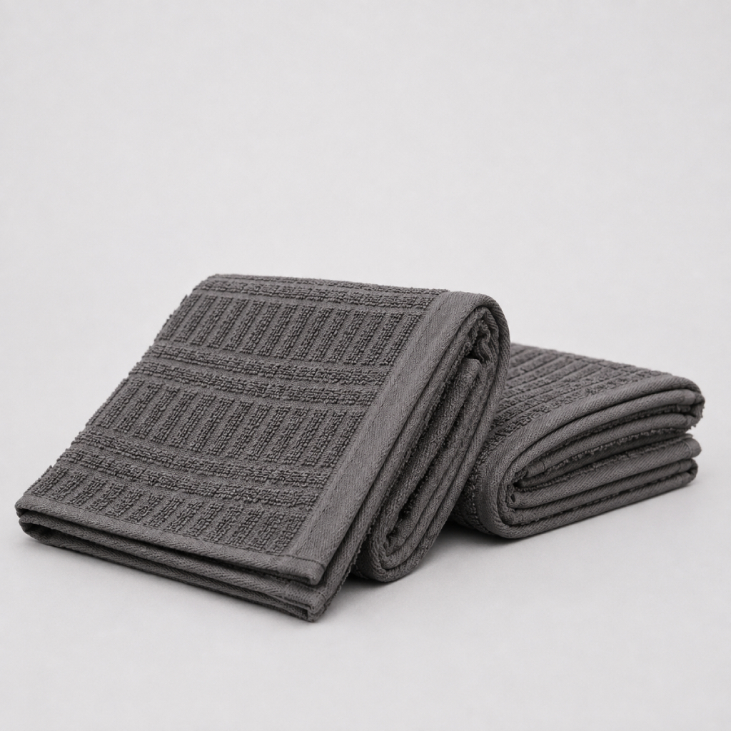 Set de Repasadores Arcoíris 100% Algodón | Alta Absorción, Colores Neutros y Estilo - repasador%20arcoiris%20gris%20oscuro%201.1.jpg