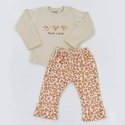 Conjunto Pantalon y Buzo de Plush Bordado Mini Love - Miniatura 3