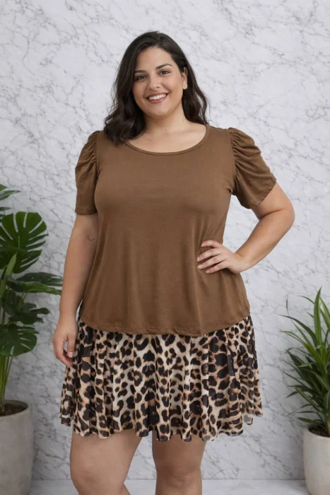 Remera Mangas Princesas Modal Soft