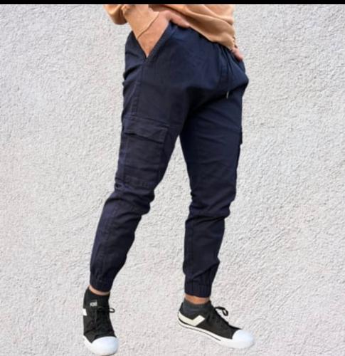 Pantalon Cargo de Gabardina Hombre - Miniatura 2