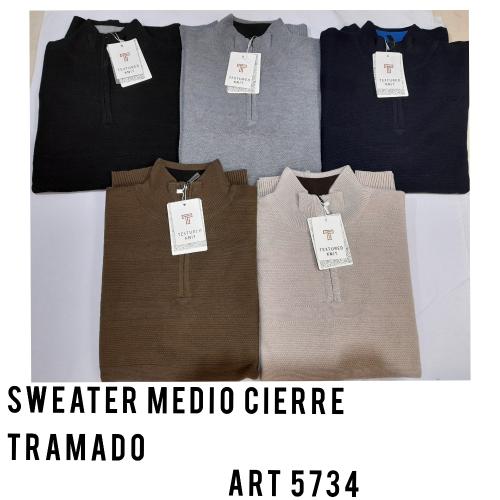 Sweater Medio Cierre Importado por Mayor - Miniatura 2