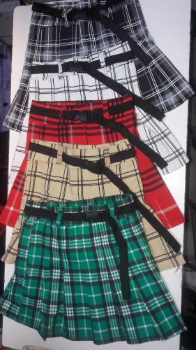 Pollera Escosesa Nena