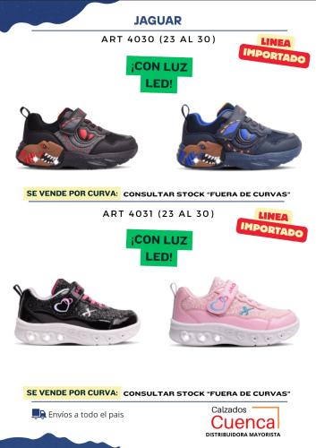 Zapatilla  con Luz  Jaguar Original Niños Art 4030/4031 (23 al 30) - Miniatura 3